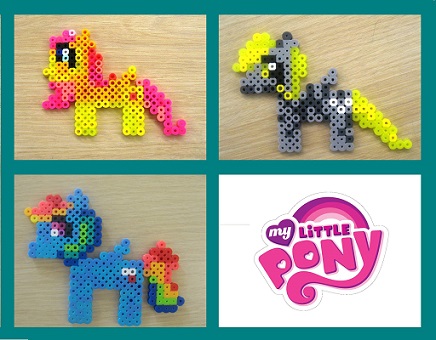 My Little Pony perler bead creations