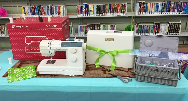 One of the sewing machines
    purchased by Palm Harbor Library